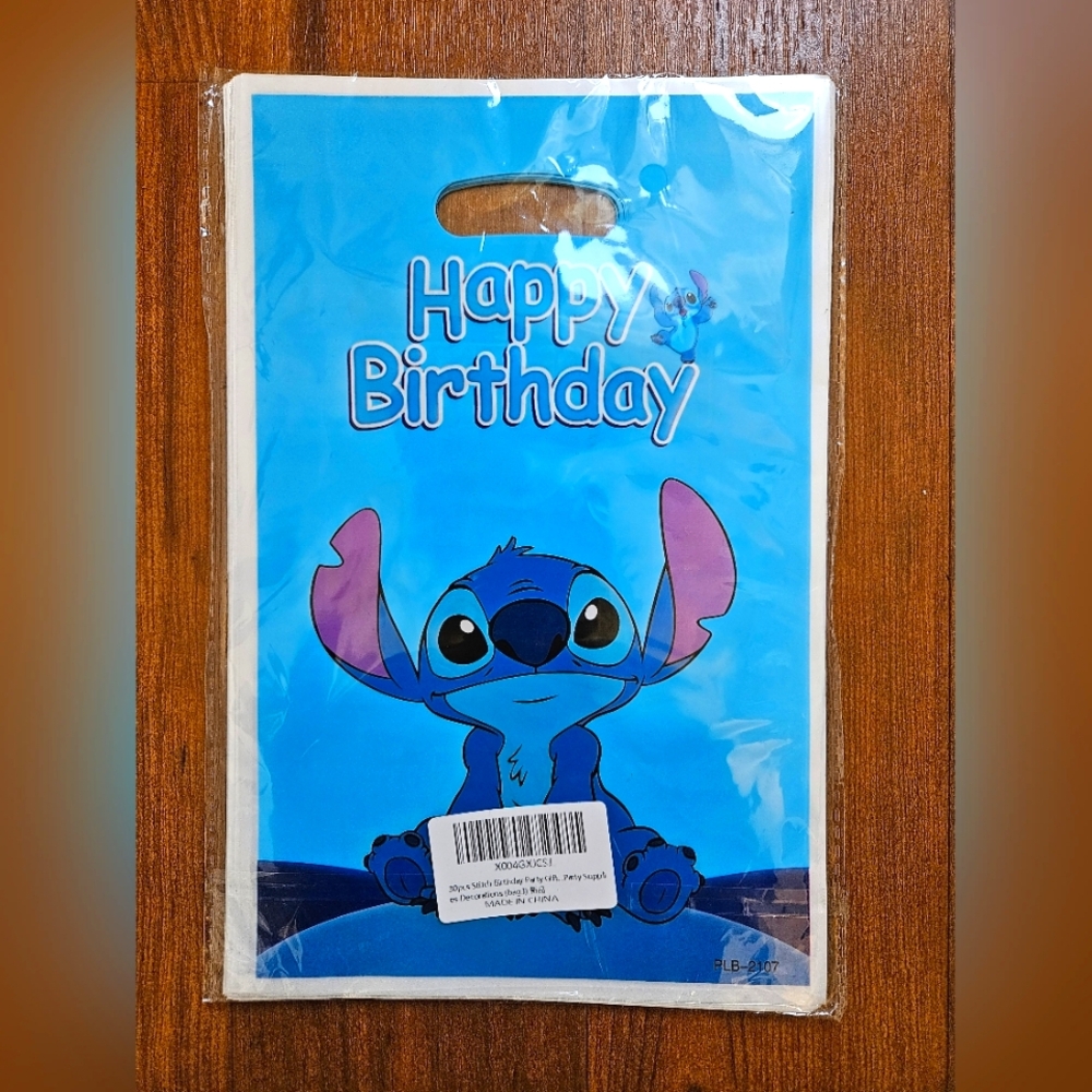 Stitch 30 Count Birthday Favor / Candy Bags